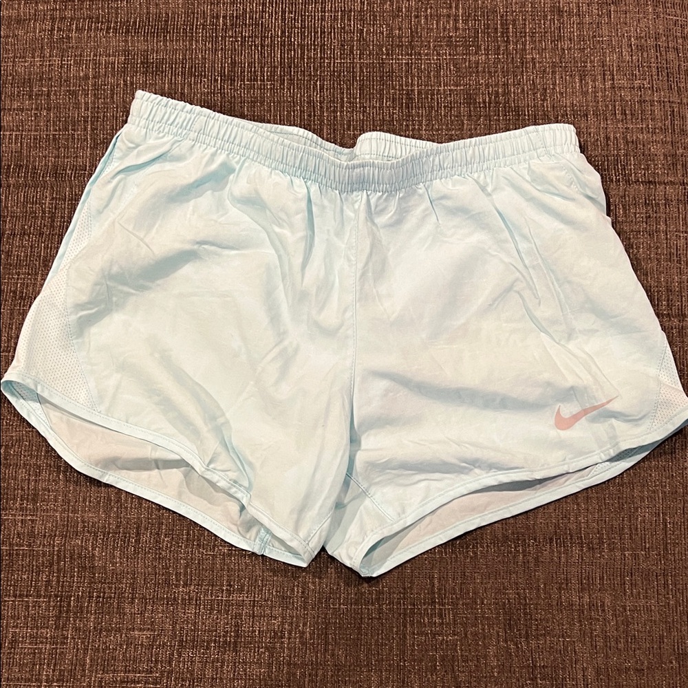 Nike Women's Sky Blue Athletic Shorts